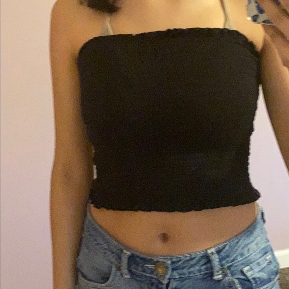 Black tube top